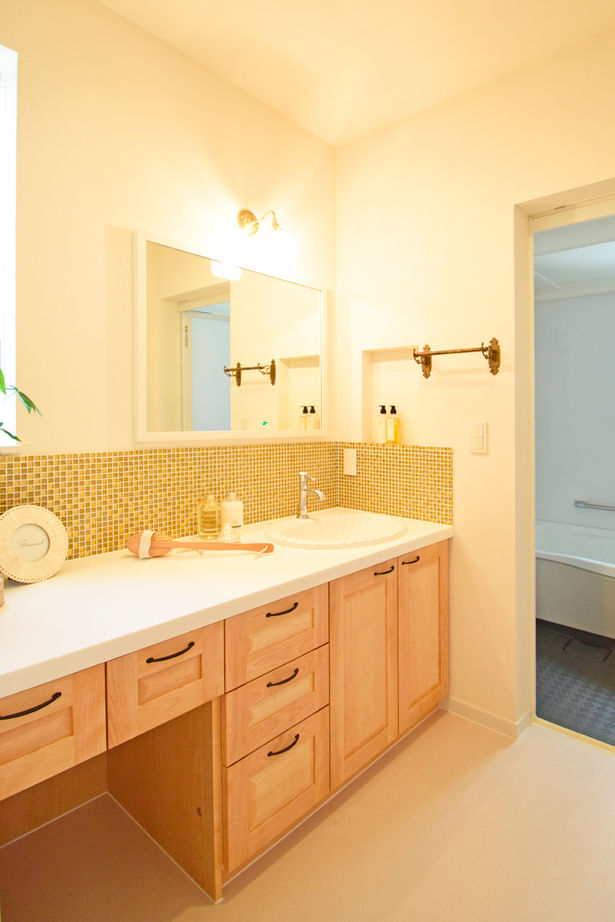 シャルドネホーム 【2000万円台/30坪台/間取り図】モザイクタイルがきらめく柔らかナチュラル。テラスでアウトドアも満喫の建築実例画像6