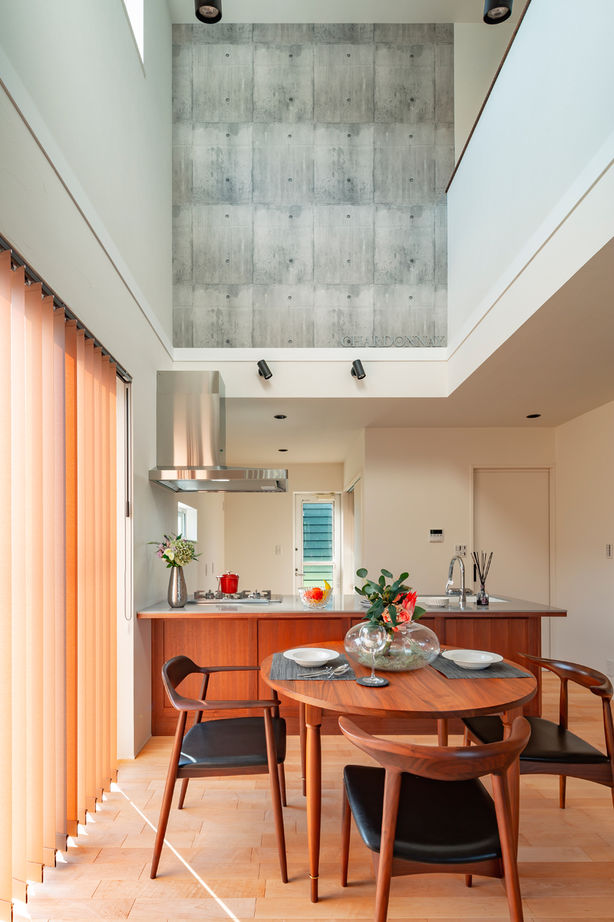 シャルドネホーム 【1000万円代/30坪台/4LDK/間取り図】吹抜けリビングのあるメイプル×ウォルナットのナチュラルモダンな家の建築実例画像4