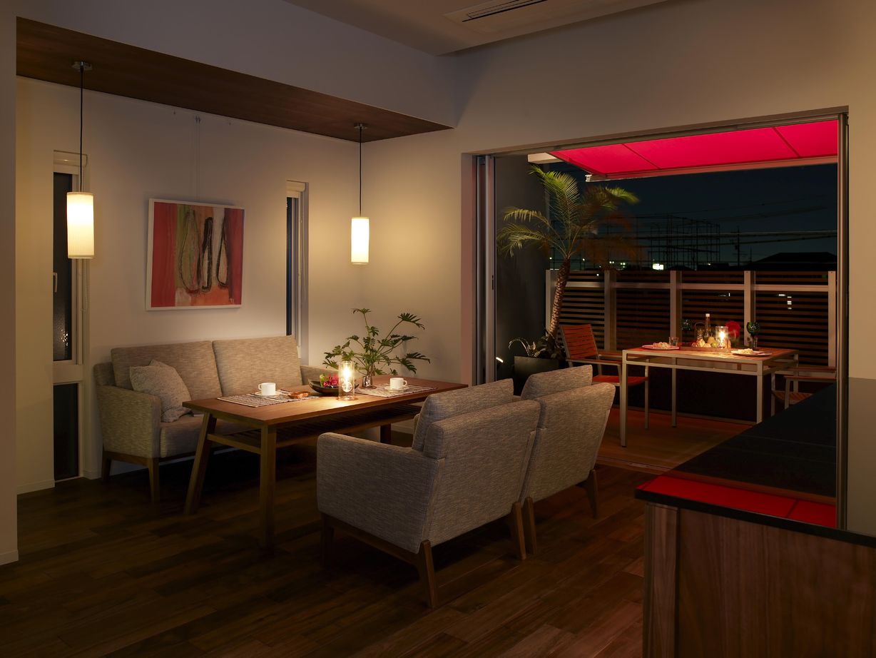 シャルドネホーム 【3000万円台/30坪台/2階建て/3LDK/間取り図】開放感に満ちた2階リビングとバルコニーを繋げた、贅沢な家の建築実例画像2