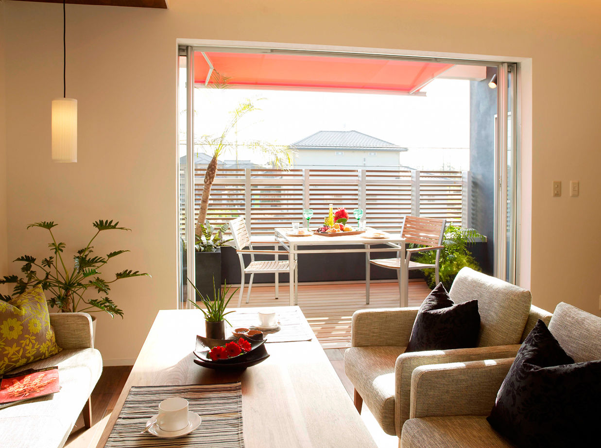 シャルドネホーム 【3000万円台/30坪台/2階建て/3LDK/間取り図】開放感に満ちた2階リビングとバルコニーを繋げた、贅沢な家の建築実例画像5