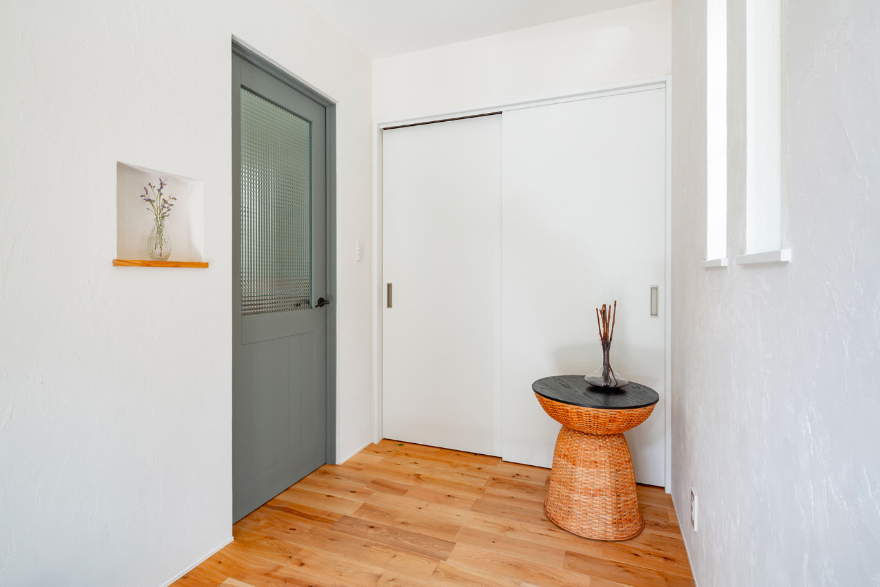 シャルドネホーム 【2000万円台/40坪台/4LDK/間取り図】収納を考えたパントリー付キッチンが主役。天然木の温かさを感じる家の建築実例画像7