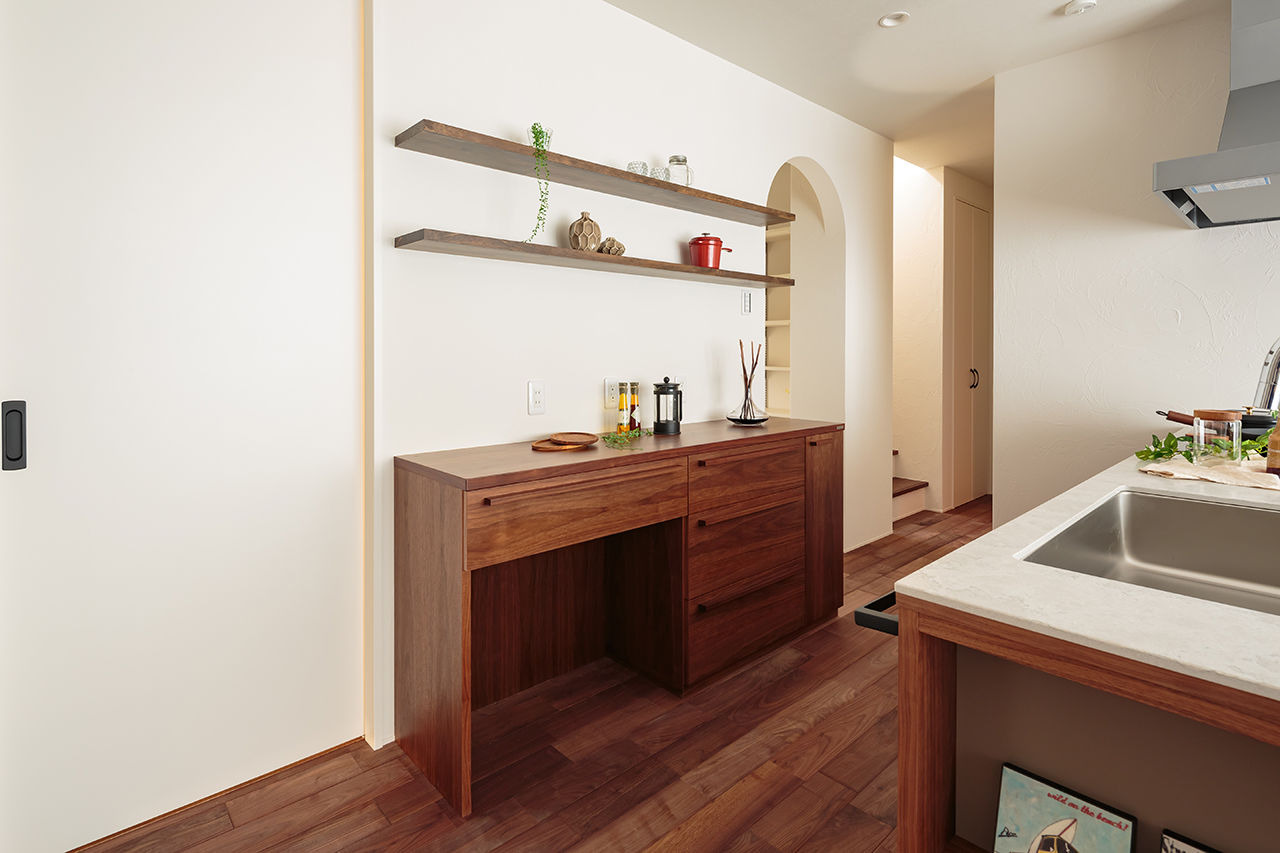 シャルドネホーム 【2000万円台/ホテルライク/家事ラク間取り】暮らしにフィットする、家族用玄関からの動線がお気に入りの建築実例画像8