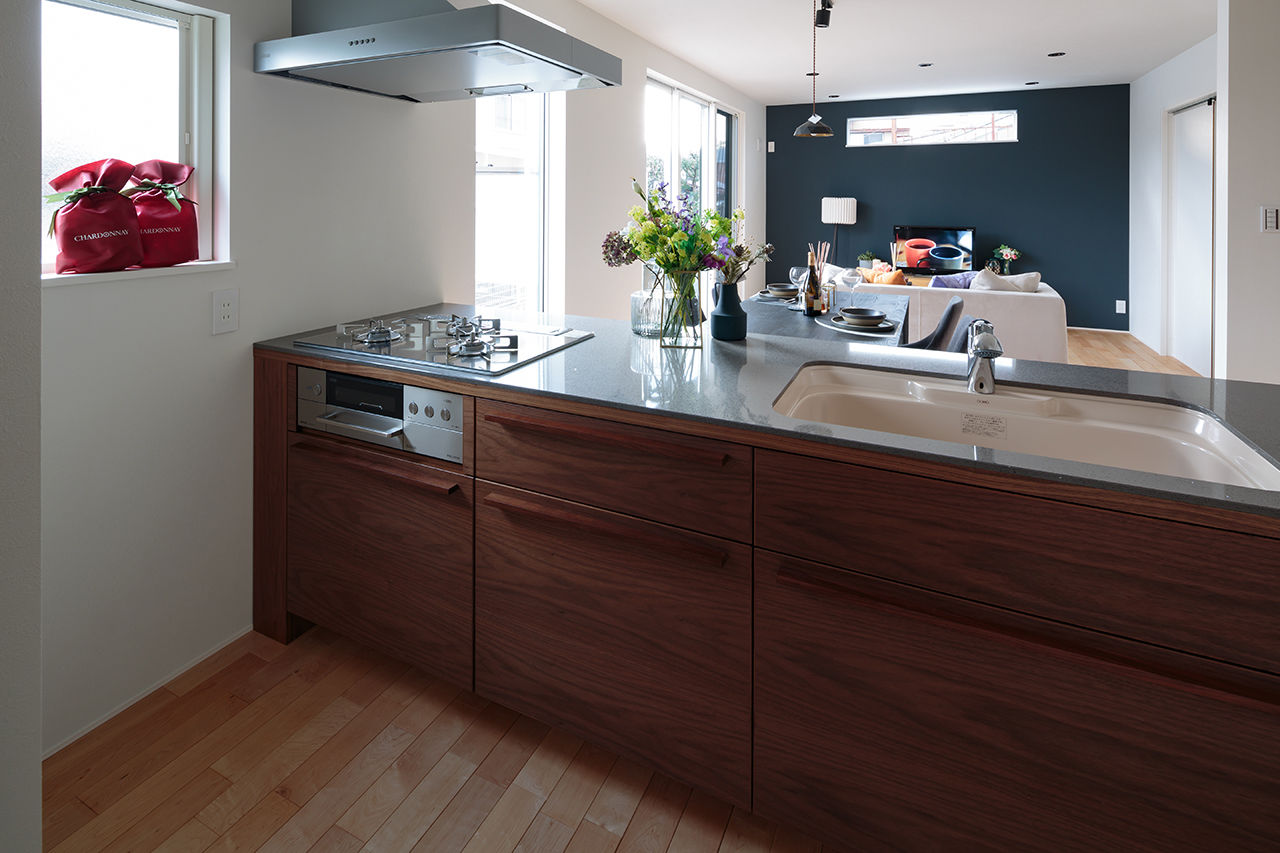 シャルドネホーム 【2000万円台/狭小/20坪台】昼と夜の表情が異なるオリジナルキッチンで、暮らしを豊かに彩る狭小住宅の建築実例画像7