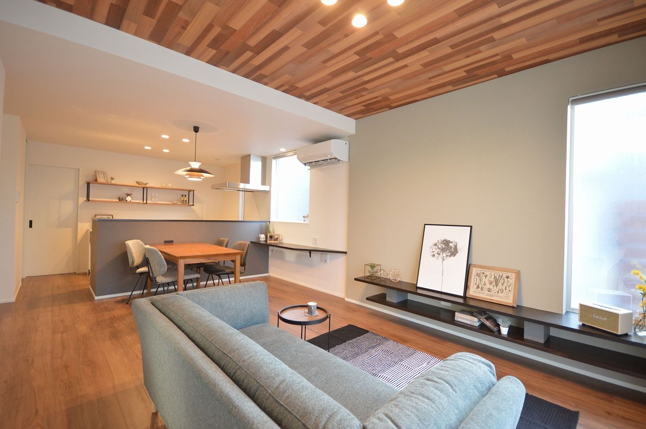 ステーツ 1階で生活が完結する、半平屋建て住宅の建築実例画像3