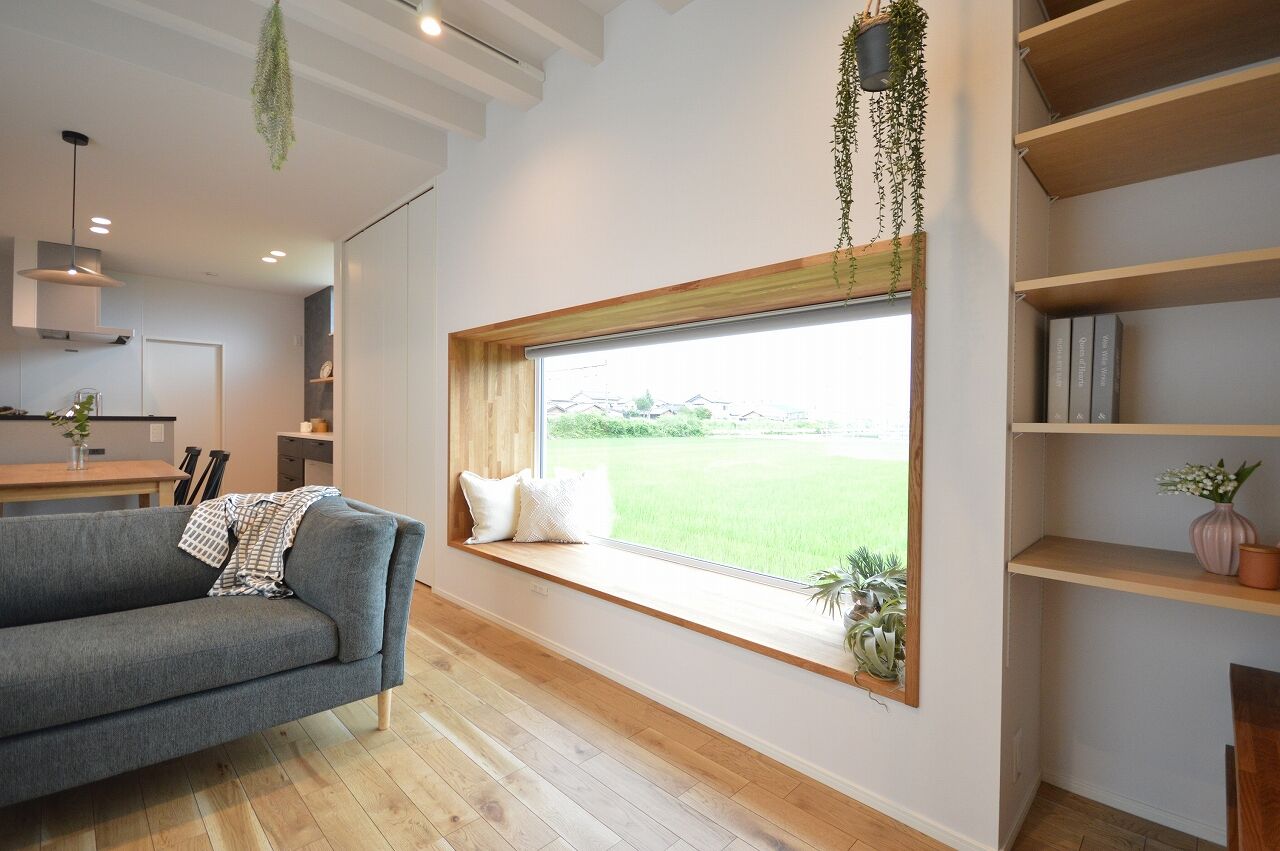 ステーツ 「ヌック」のある開放的なリビングと、家事ラク動線の住まいの建築実例画像4