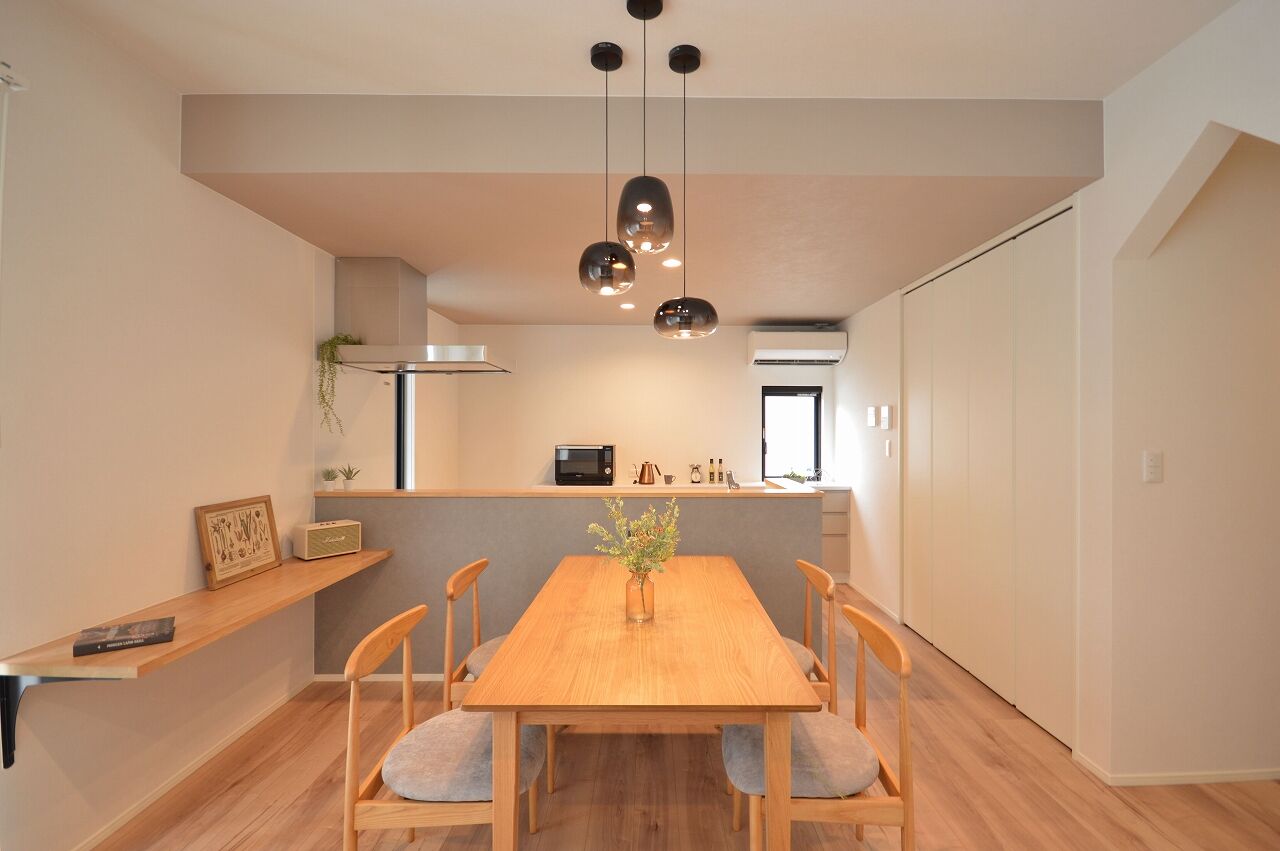 ステーツ 1階で生活が完結！開放的な天井高の家の建築実例画像3