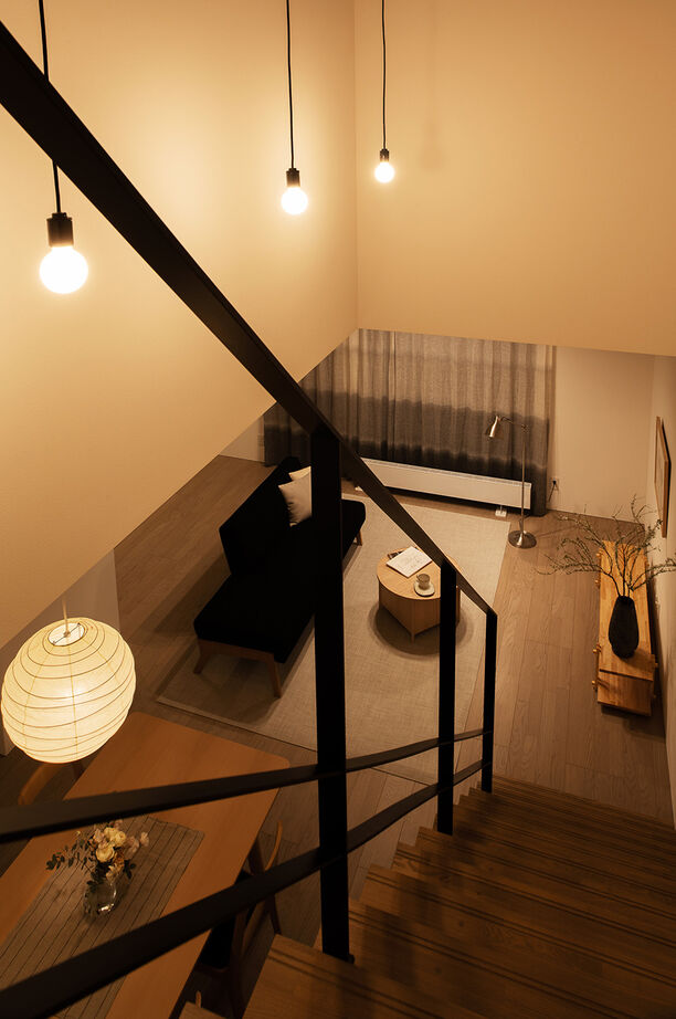 北王 【和が薫る、回遊動線の家】34.9坪の程よい広さに、スケルトン階段とオープンキッチンの建築実例画像6