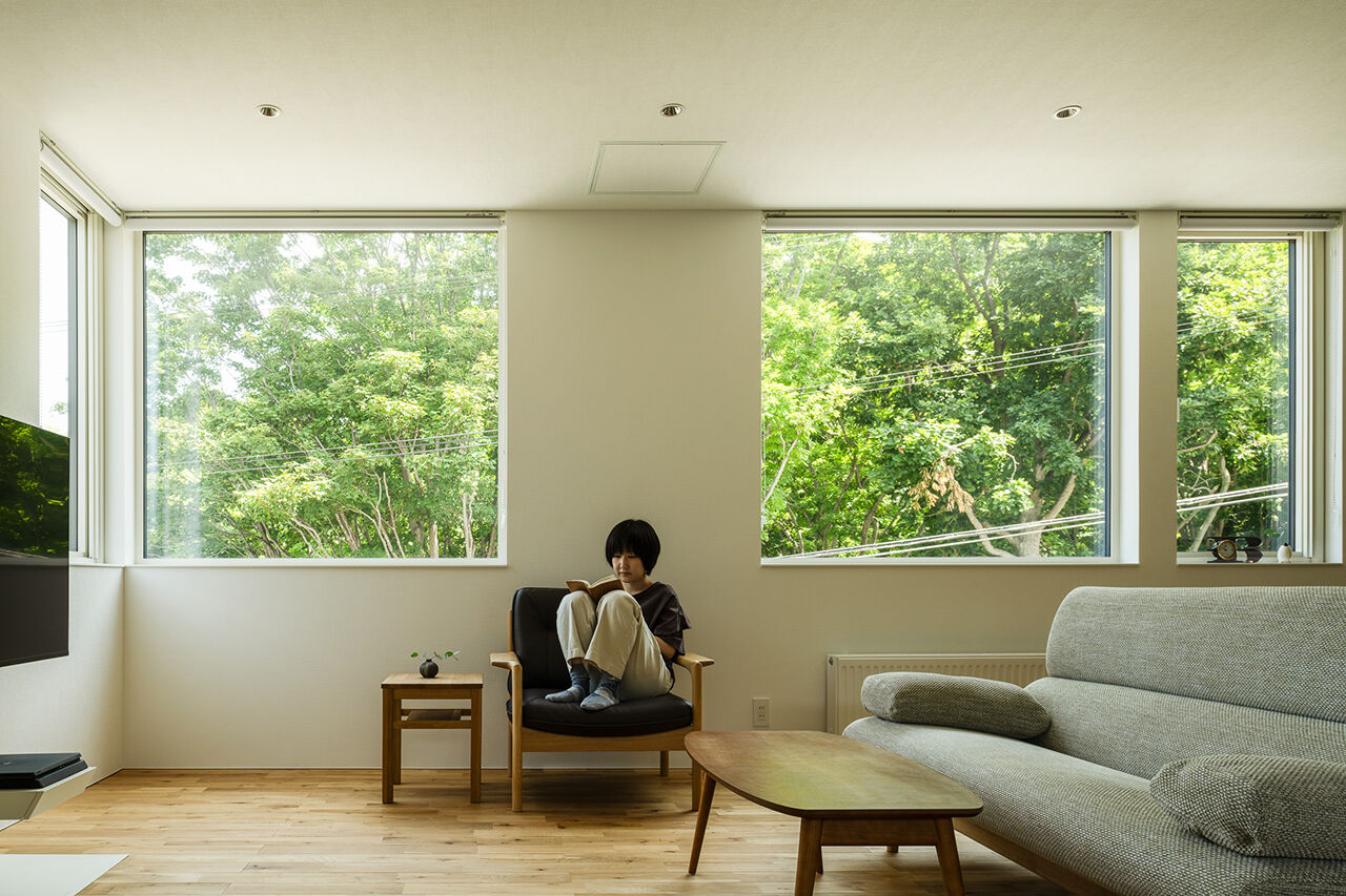 北王 【海と山をのぞむ家】数年かけて出会った土地で、自由設計ならではの住まいが完成の建築実例画像3