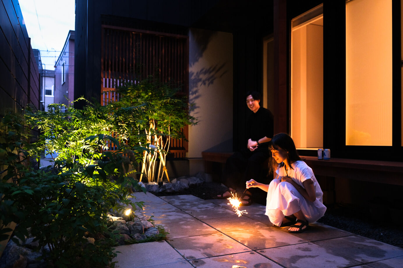 北王 【縁側で和む、中庭のある家】＊間取図あり＊めぐる季節と穏やかに、ふたりの時間を楽しむの建築実例画像2