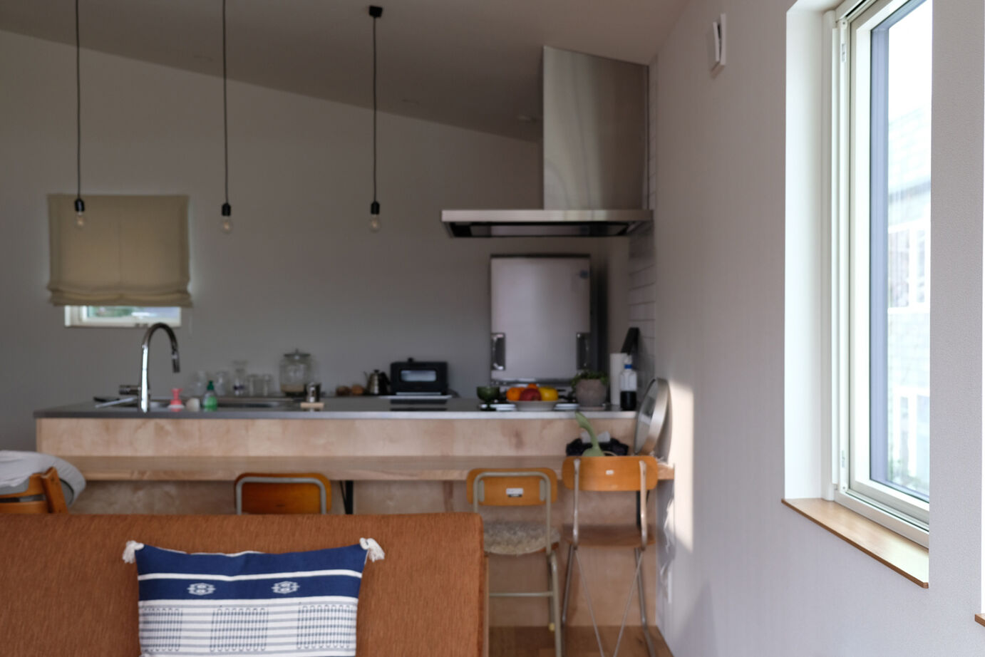 北王 【山を間近に感じる家】2階リビングのコーナー窓から、四季の自然と街の眺望を存分に楽しむの建築実例画像9