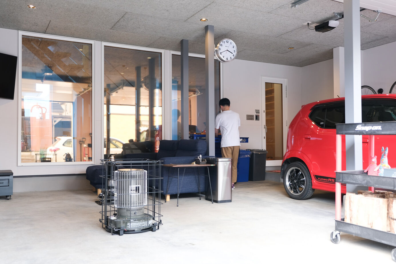 北王 【自分スタイルのガレージハウス】1階はDK×ガレージ、2階リビングにサウナバルコニー、「好き」を楽しむ家の建築実例画像14