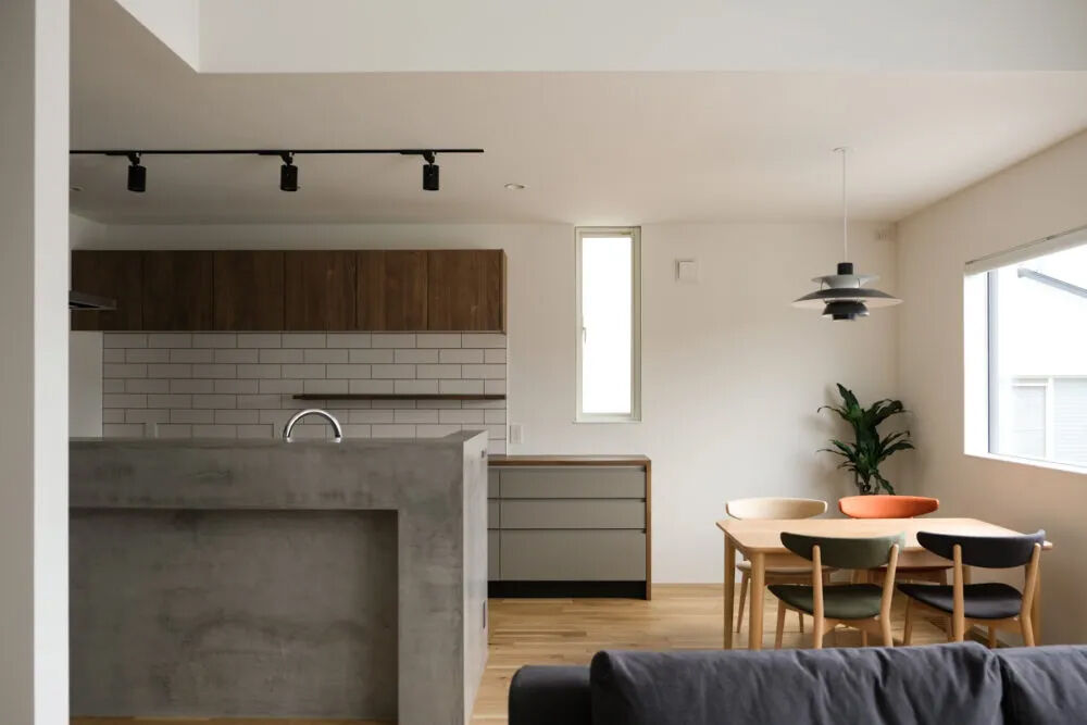 北王 【多様な質感を持つ家】外観から内装の隅々に至るまで、統一感を考慮の建築実例画像4