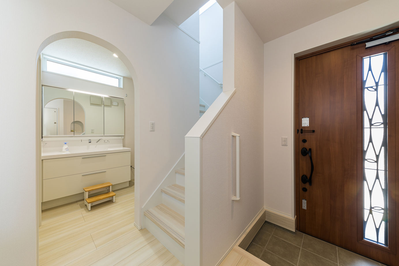 サイトーホーム 解放感あるリビングとこだわりニッチの家の建築実例画像6