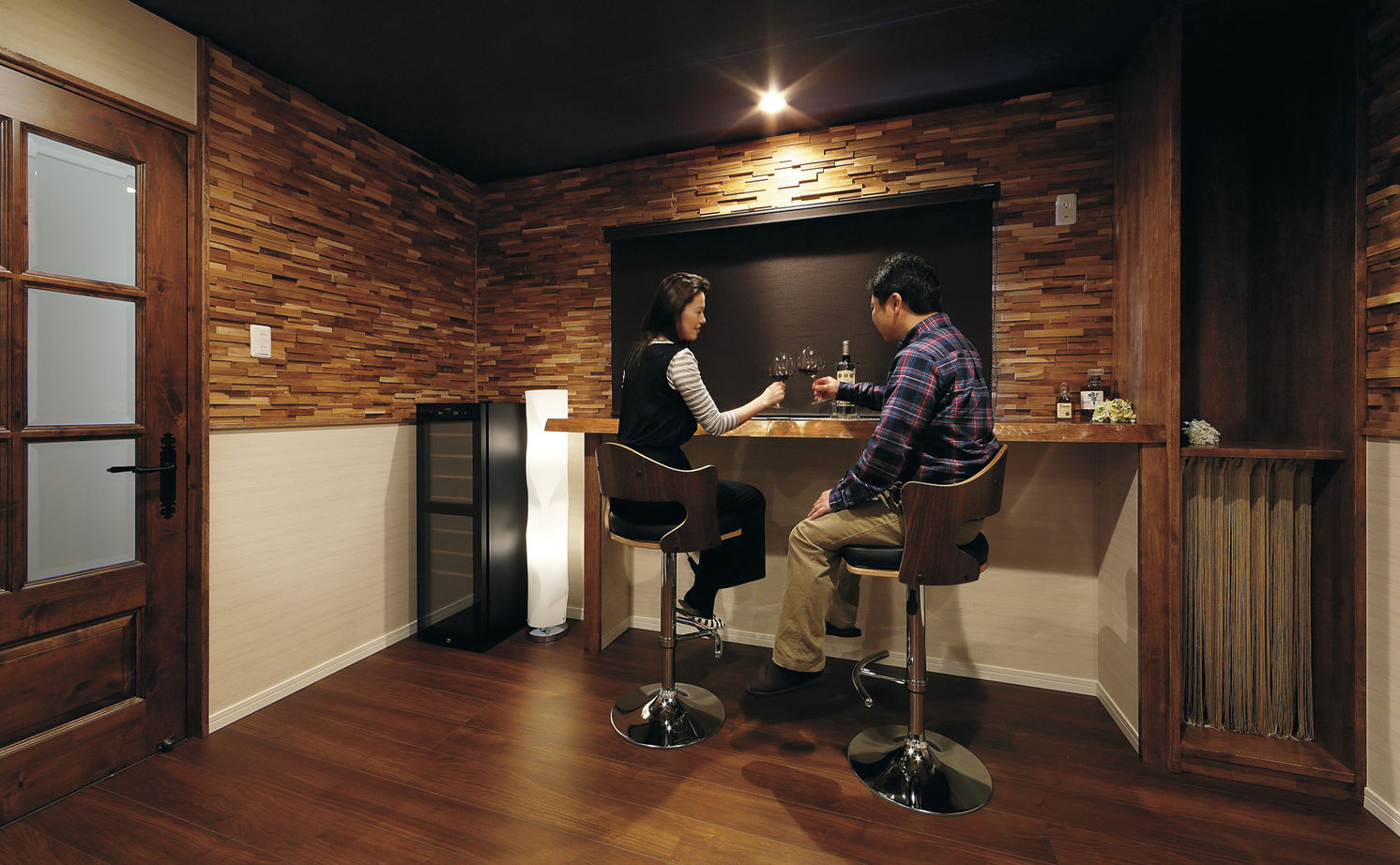 アトリエＳｕｍｉｋａ―住処―　創美建築企画　 【2000万円台/京都市/おしゃれ/間取り図】自宅にバーカウンター。趣味や暮らしを楽しむ仕掛けがいっぱいの建築実例画像6