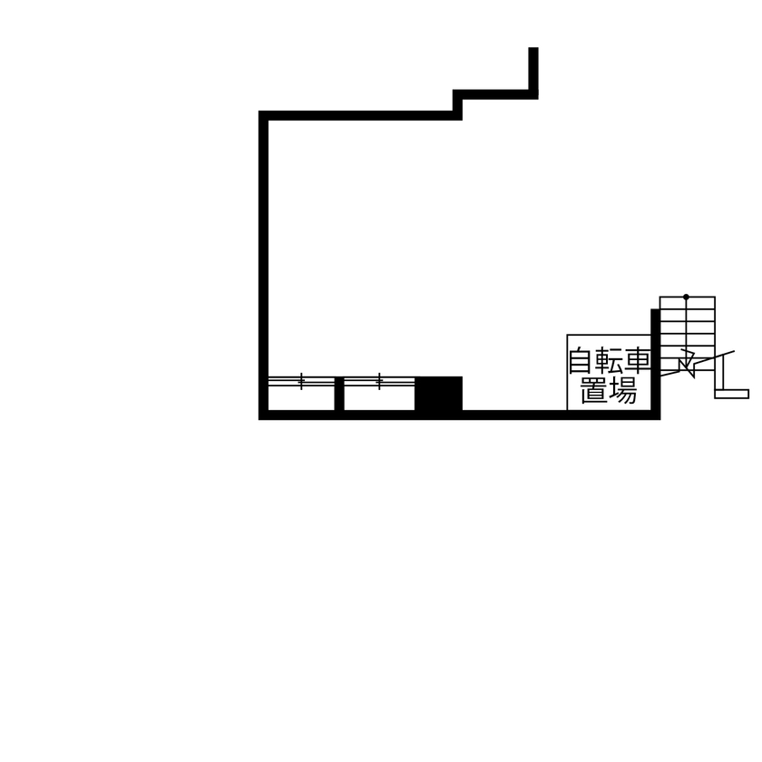 アトリエＳｕｍｉｋａ―住処―　創美建築企画　 【シンプルモダン/鉄筋コンクリート造・RC造】光・緑・風をたっぷり取り込んだ「都会の山小屋」の間取り図（5K以上）地下1階