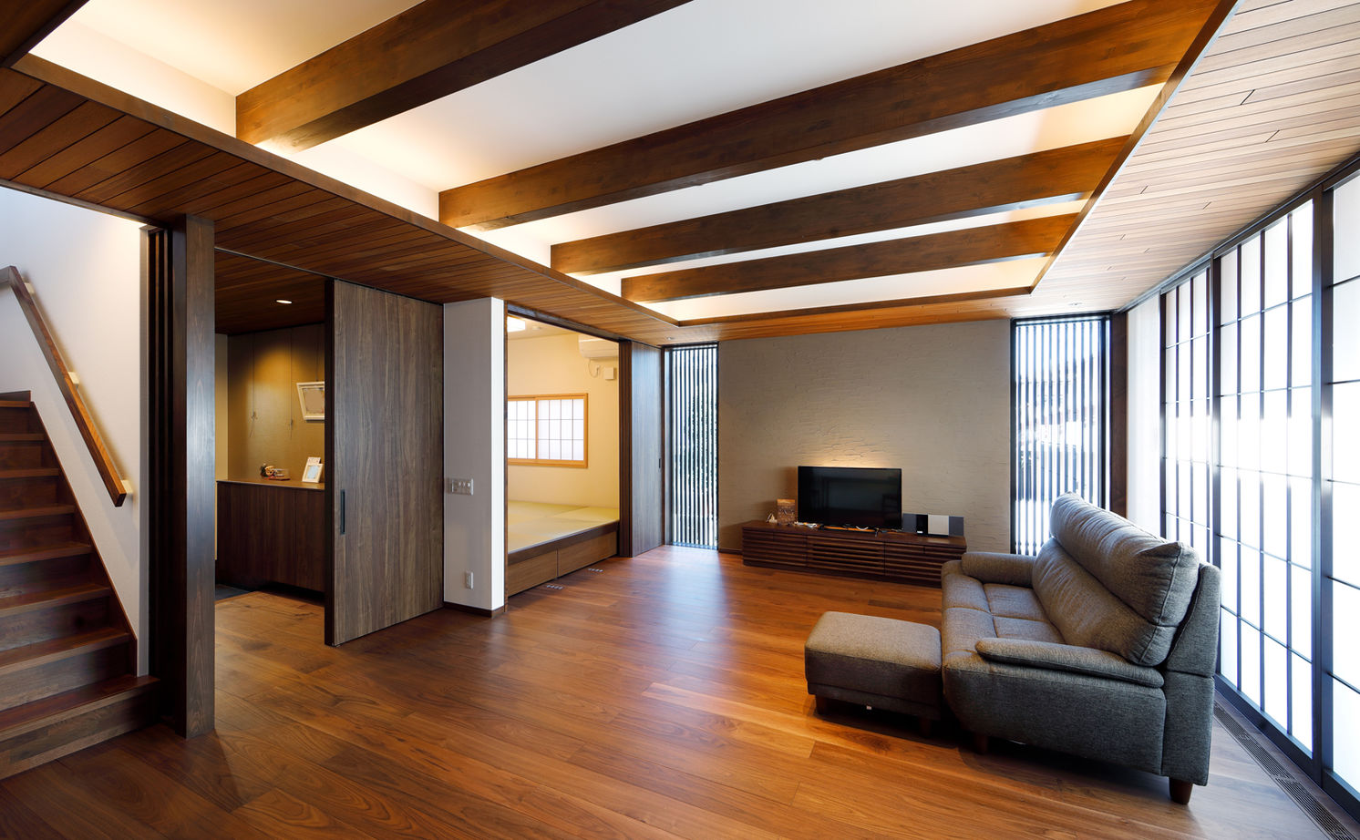 アトリエＳｕｍｉｋａ―住処―　創美建築企画　 【30坪台/おしゃれ/間取り図】庭を内包する大空間・大開口の住まい。極限まで考え抜き、施主の想いを実現の建築実例画像3