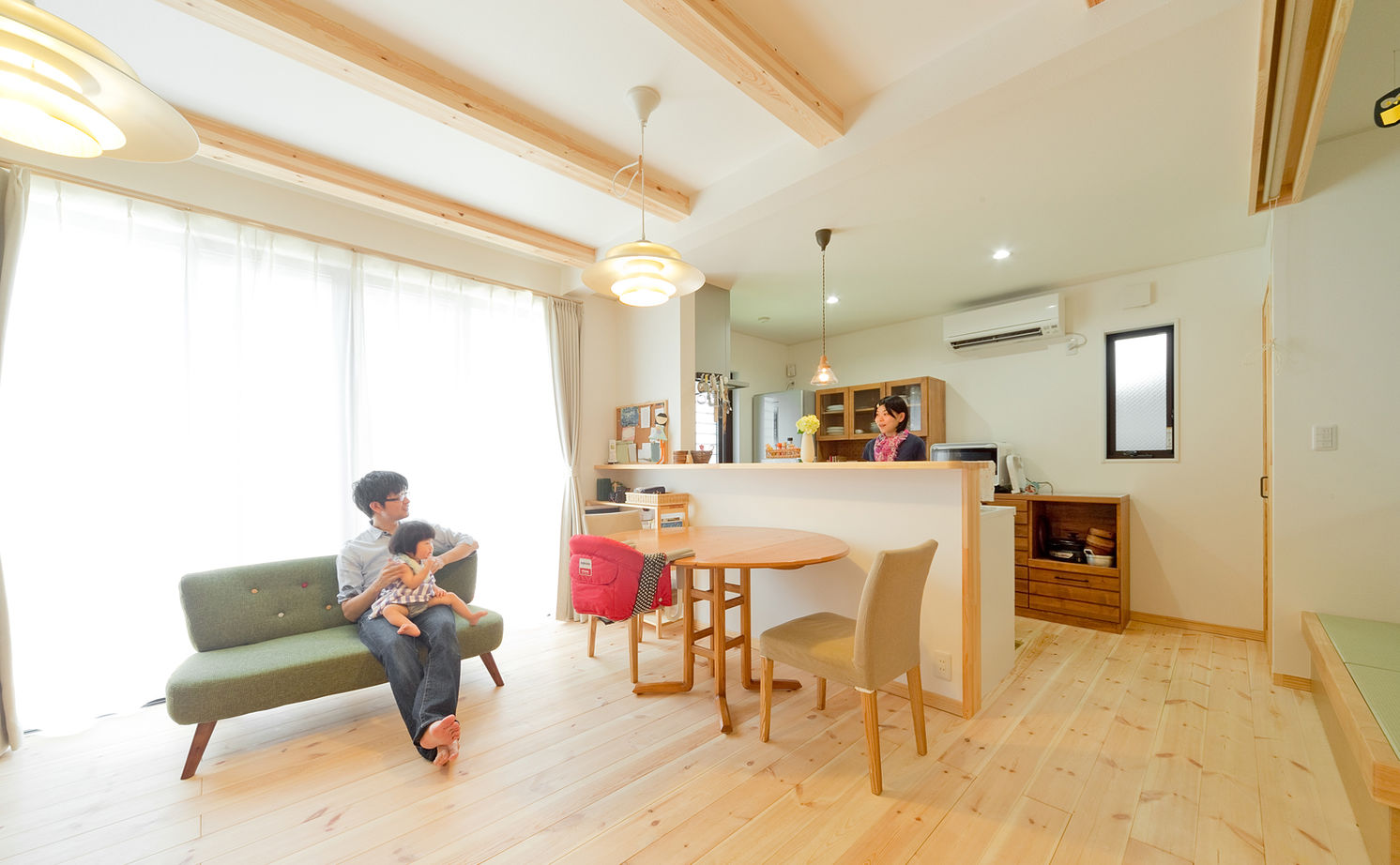 アトリエＳｕｍｉｋａ―住処―　創美建築企画　 【京都市/自然素材/1000万円台/間取り】自然素材の優しさに包まれて、心地よく暮らす木の住まいの建築実例画像2