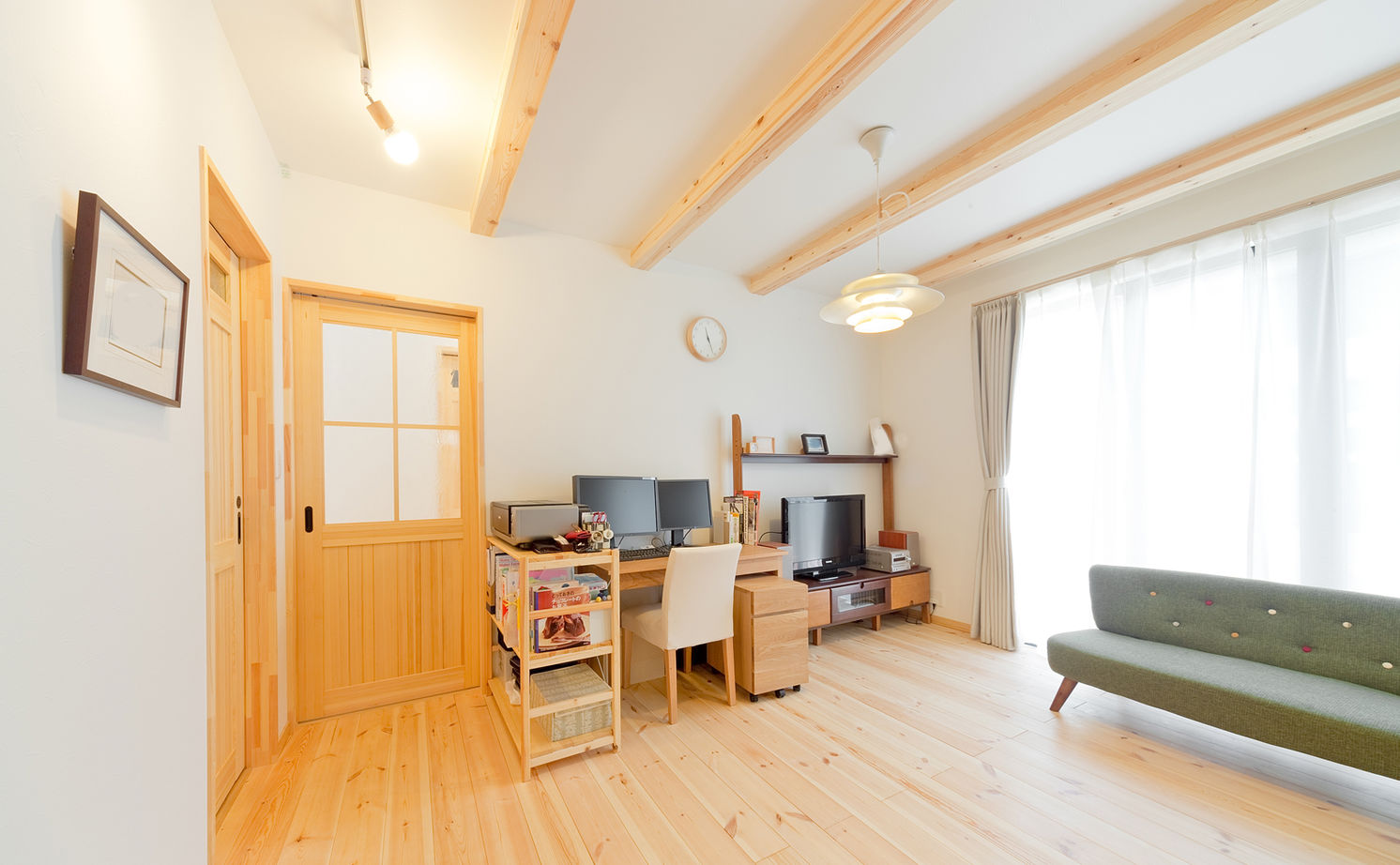 アトリエＳｕｍｉｋａ―住処―　創美建築企画　 【京都市/自然素材/1000万円台/間取り】自然素材の優しさに包まれて、心地よく暮らす木の住まいの建築実例画像3