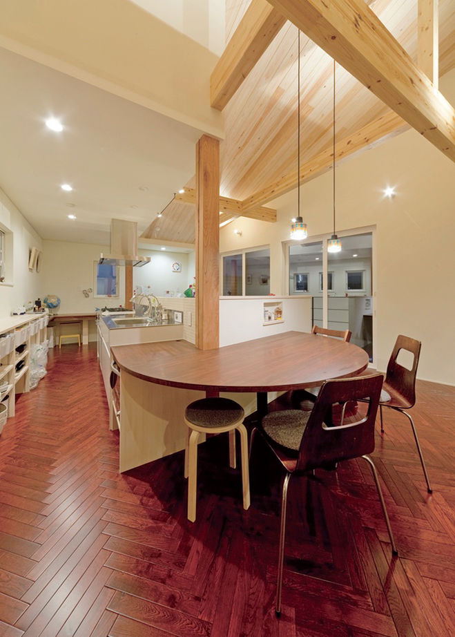 アトリエＳｕｍｉｋａ―住処―　創美建築企画　 【京都市/インナーガレージ/2000万円台/間取り】ガレージからロフトまで、ひとつながり。建築士の自邸の建築実例画像2