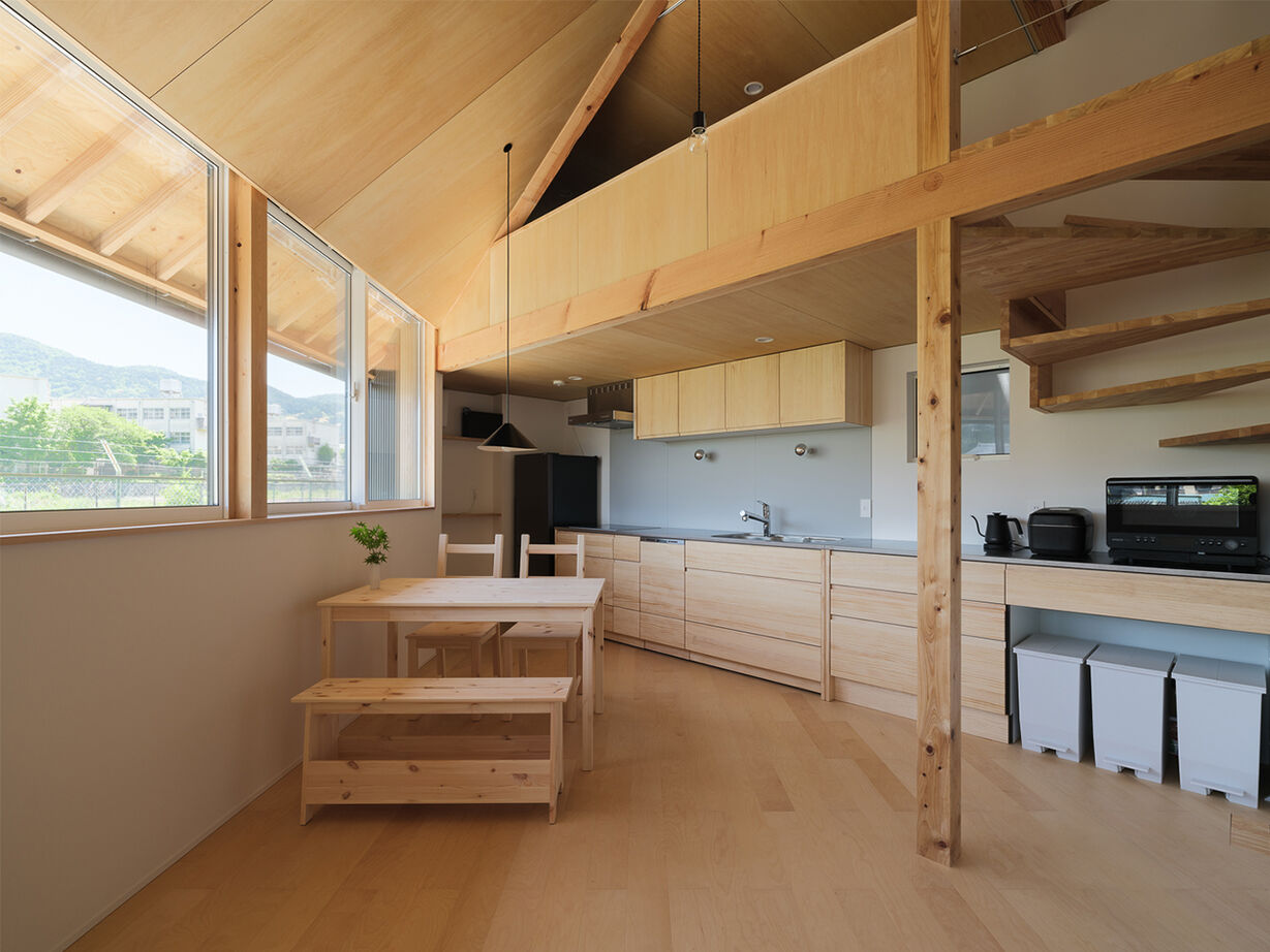 アトリエＳｕｍｉｋａ―住処―　創美建築企画　 【自然素材／らせん階段／間取り図】三角形の変形敷地を活かした空間設計で家族を繋ぐ、唯一無二のデザインの建築実例画像4