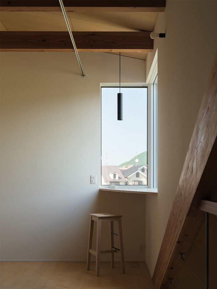 アトリエＳｕｍｉｋａ―住処―　創美建築企画　 【自然素材／らせん階段／間取り図】三角形の変形敷地を活かした空間設計で家族を繋ぐ、唯一無二のデザインの建築実例画像9