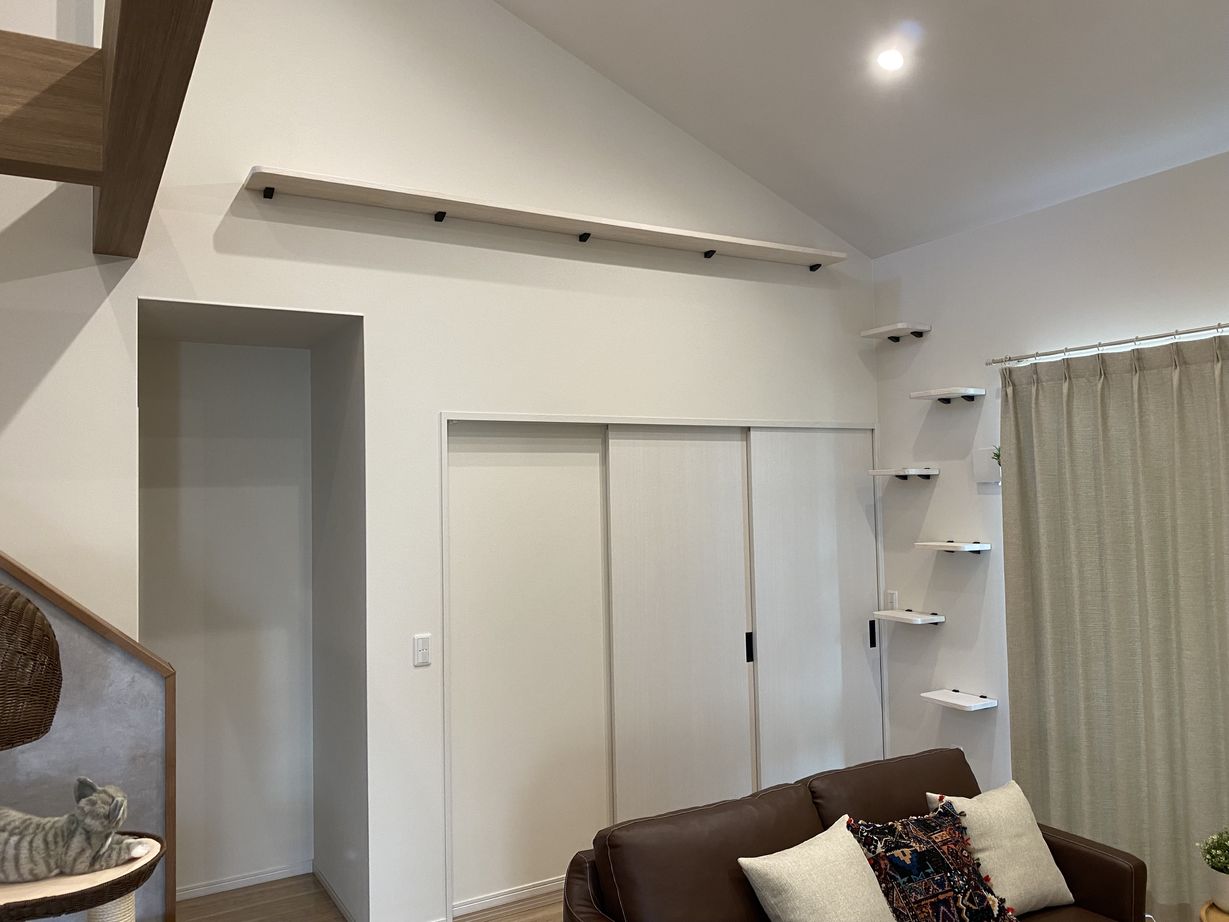 牡鹿観光・おしかホーム【石巻・東松島・女川】 平屋風2階建ての「猫」と暮らす家の建築実例画像5