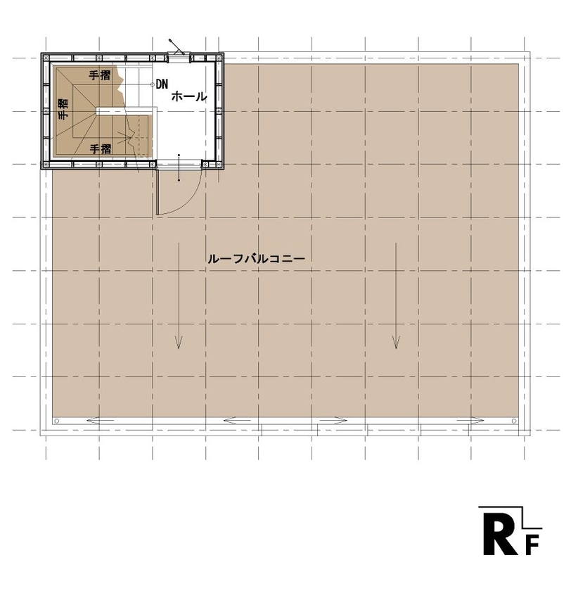 牡鹿観光・おしかホーム【石巻・東松島・女川】 三階建て屋上のある住まい。狭小地が、屋上、ガレージ、ホームエレベーター、IOT設備で快適な暮らしにの間取り図（3LDK）屋上