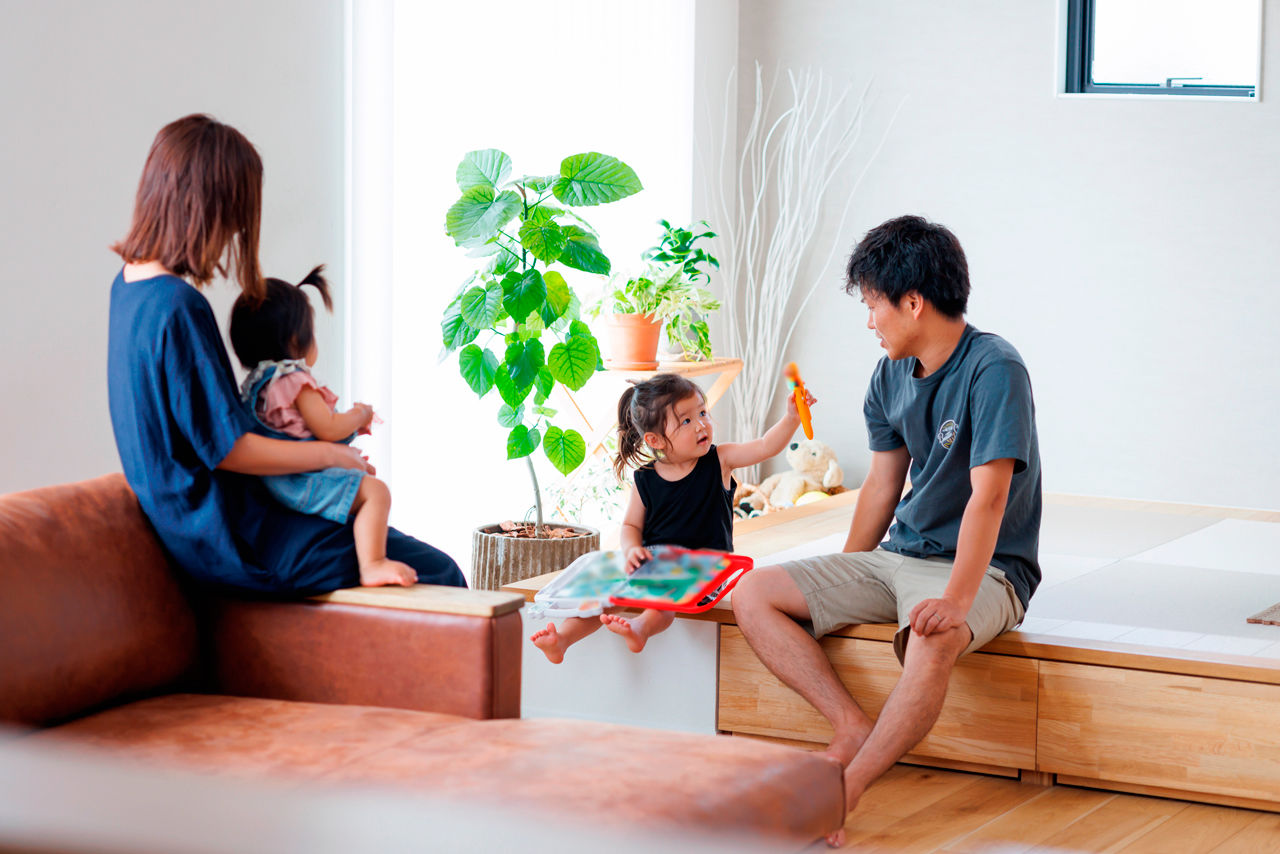 いい家つくる。善匠 【2000万円台｜ガレージハウス｜間取り有】アウトドア好きな夫妻が建てた広い庭×ガレージ×家事ラクな家の建築実例画像9