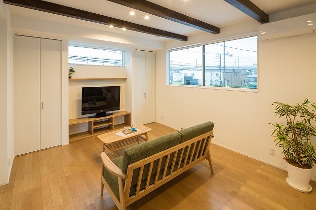 大きな森　永井工業 2階リビングで家族のコミュニケーションが弾む家の建築実例画像5