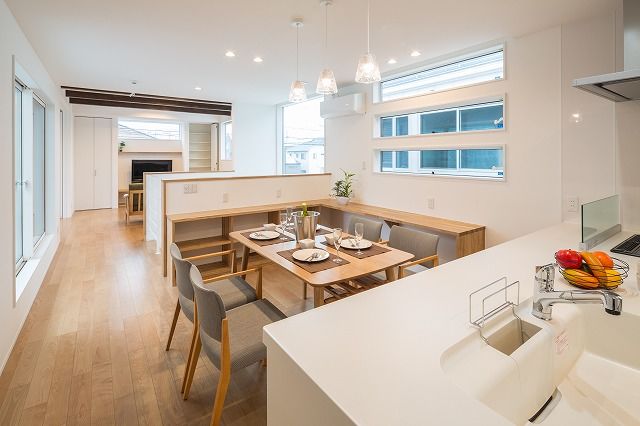 大きな森　永井工業 2階リビングで家族のコミュニケーションが弾む家の建築実例画像6