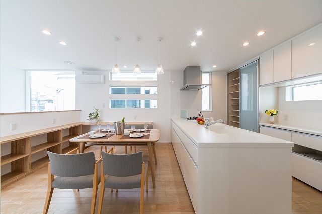 大きな森　永井工業 2階リビングで家族のコミュニケーションが弾む家の建築実例画像7