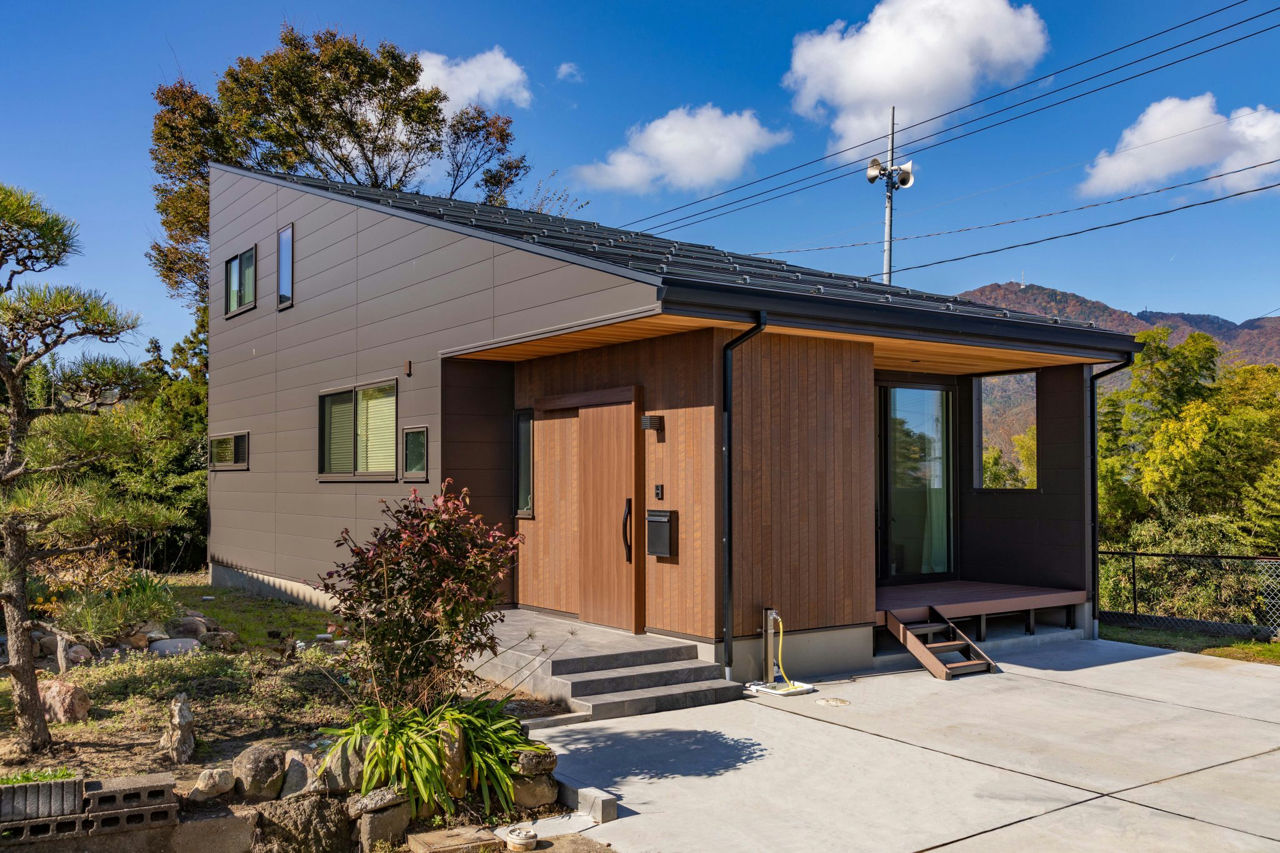 大きな森　永井工業 1階に夫婦の生活動線を集中させた暮らしやすい家の建築実例画像1