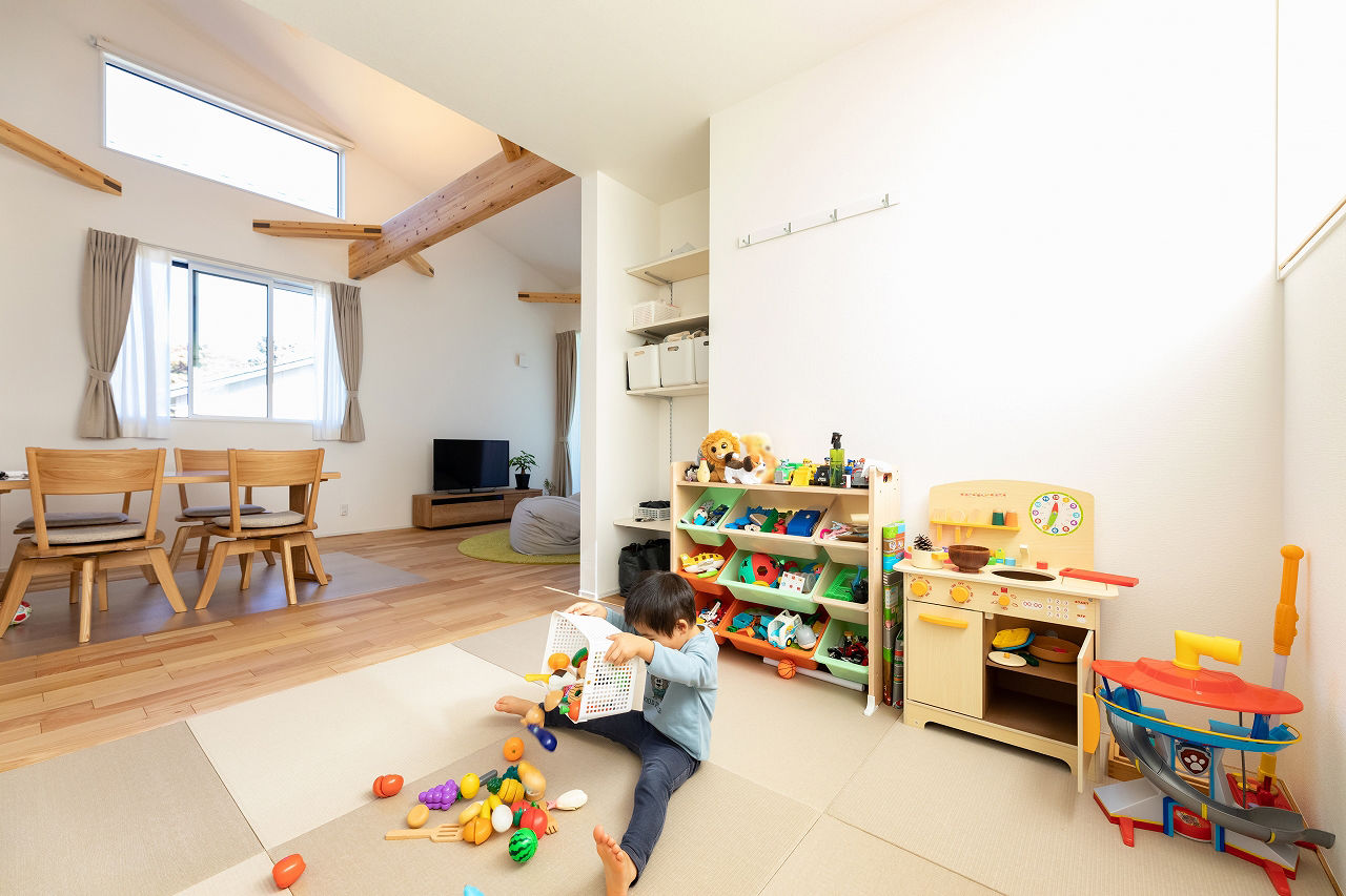 大きな森　永井工業 1階に夫婦の生活動線を集中させた暮らしやすい家の建築実例画像4