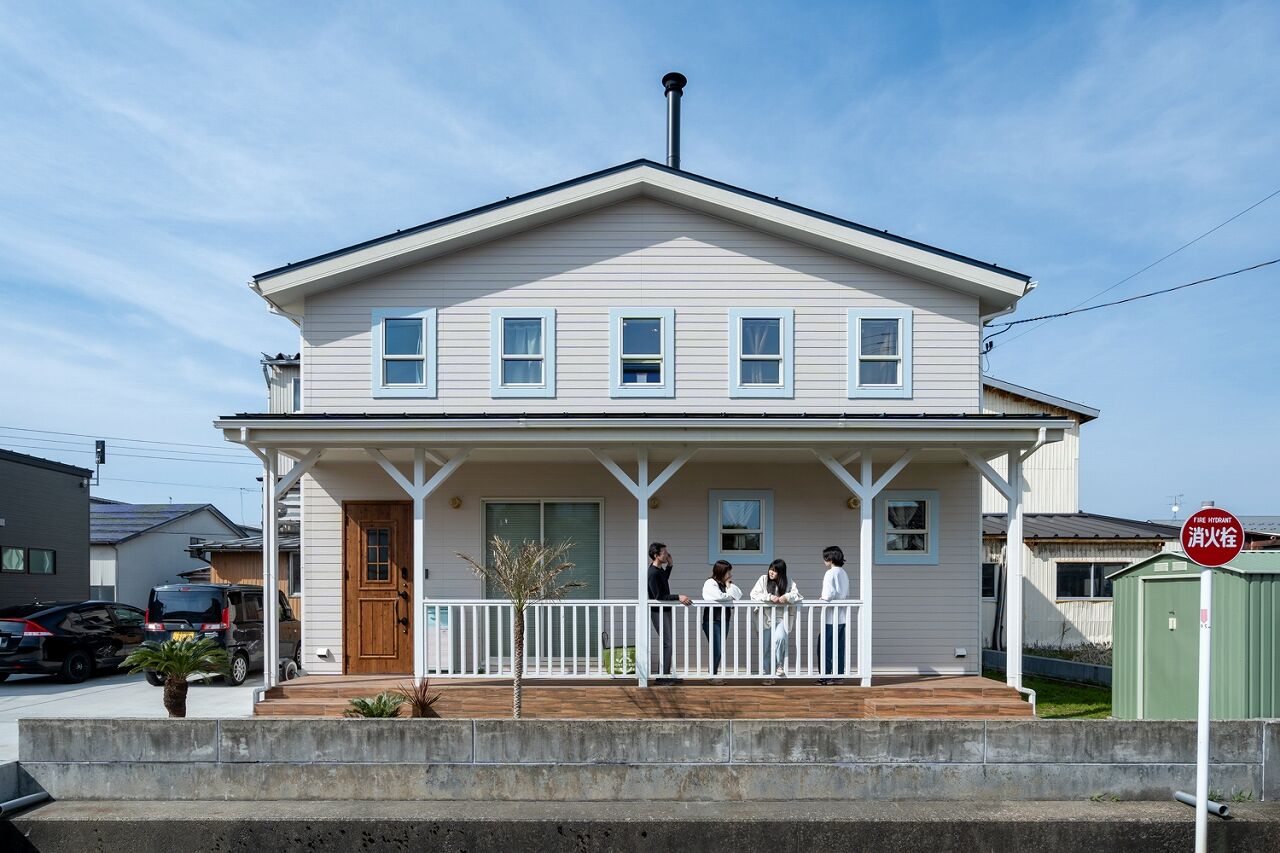 大きな森　永井工業 カバードポーチで毎日の暮らしを楽しむの建築実例画像2