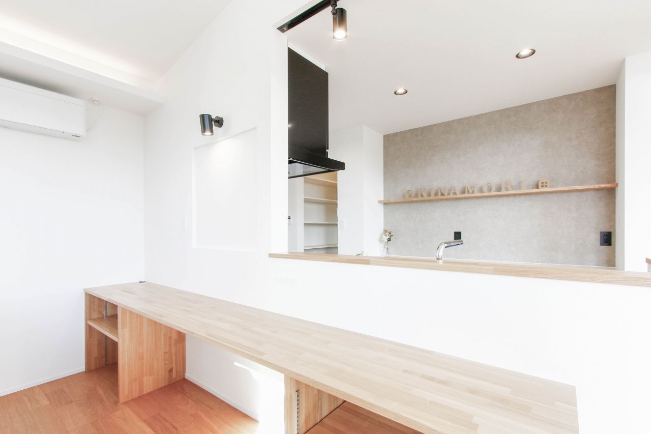 大きな森　永井工業 2階リビングの星望む家の建築実例画像6