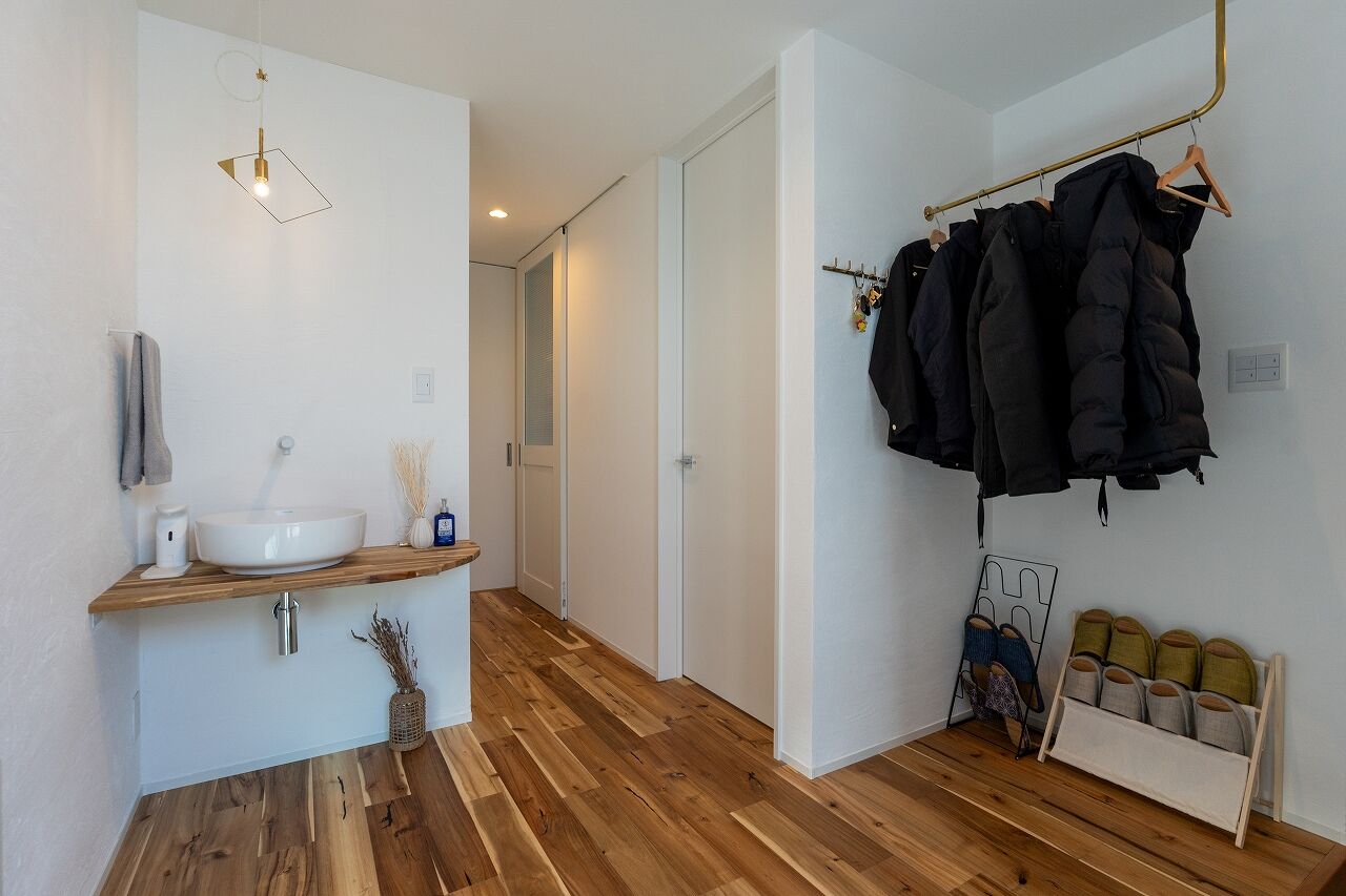 大きな森　永井工業 ダウンリビングと『ロー』の暮らしの建築実例画像9