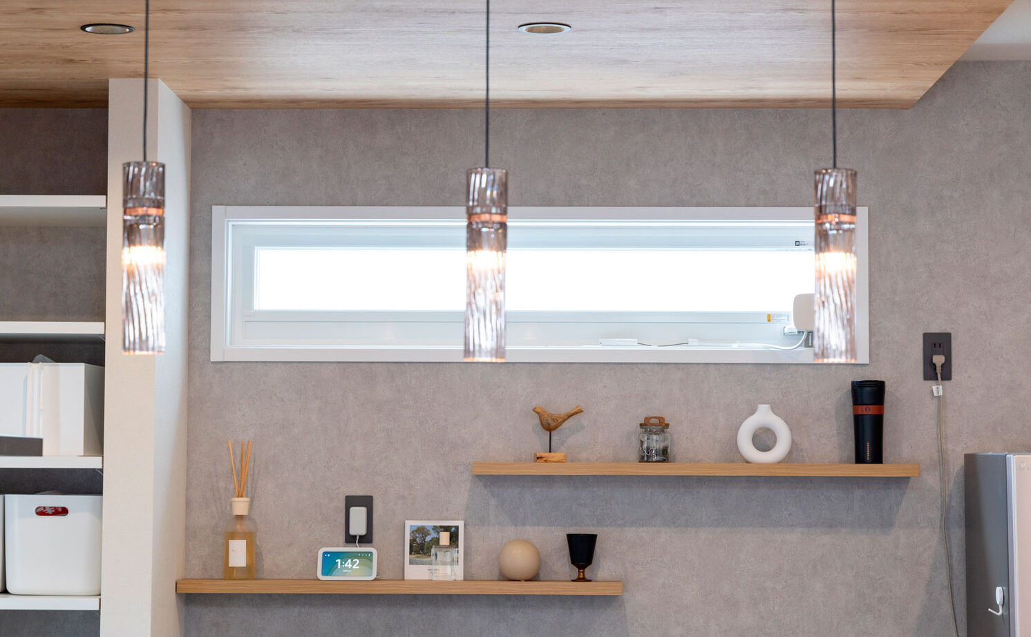 フォーシステムカンパニー 【大阪府/1756万円/間取り図有/長期優良】木目調×グレーでまとめたナチュラルモダンな愛犬と暮らす家の建築実例画像9