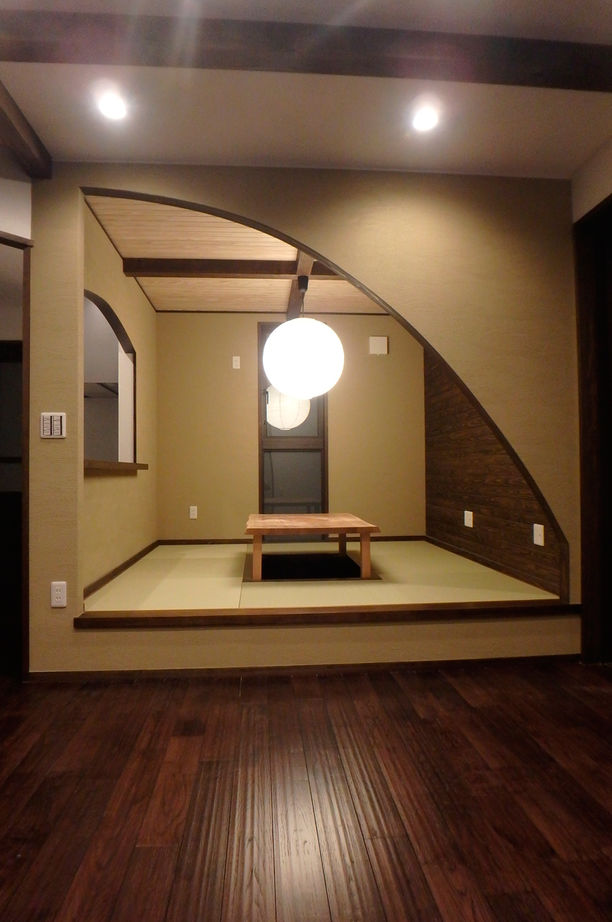 TDホーム静岡西　ウエストンホームズ ［静岡市｜30坪未満｜コンパクトな平屋】まるで京町屋「家ではほとんど掘りごたつで過ごしています」の建築実例画像4