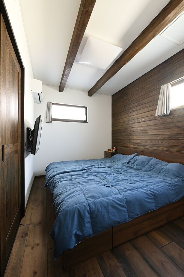 TDホーム静岡西　ウエストンホームズ 【静岡市｜1000万円台｜21.2坪｜平屋ライク】１階で暮らしが完結♪愛犬と暮らすレトロモダンな無垢の家の建築実例画像7