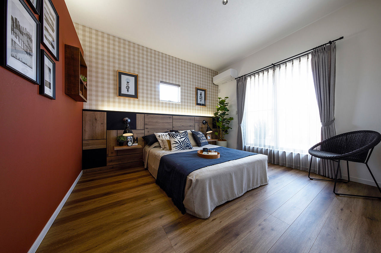 高橋開発の注文住宅 【大阪/1700万円台/ロジア/2階建て/ロフト/間取り図有】緑が映えるボタニカルな中庭のある30坪の家の建築実例画像5