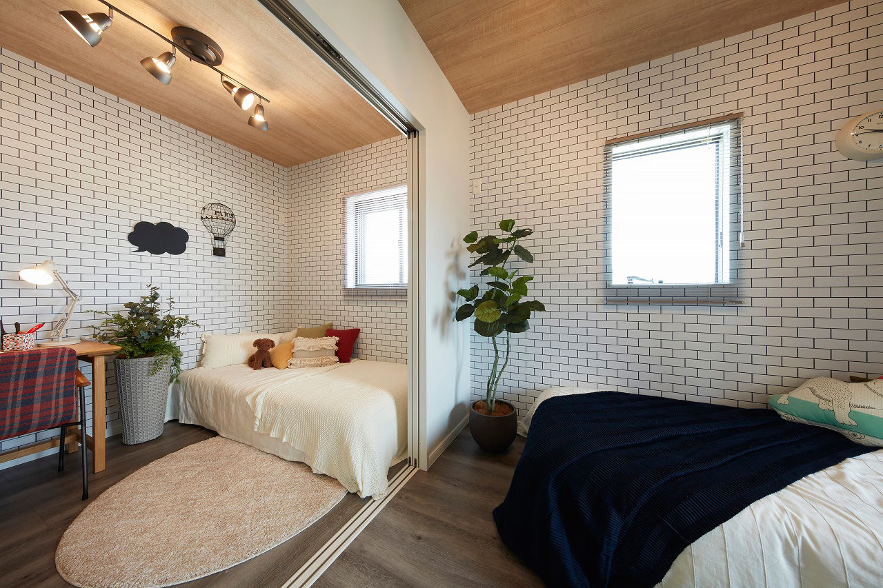 高橋開発の注文住宅 【大阪/2,180万円/延床30坪/間取り図有】吹抜けと採光で明るく暮らすファミリークローゼットのあるお家の建築実例画像8