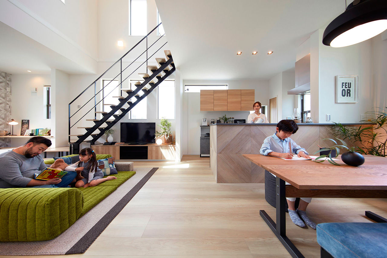 高橋開発の注文住宅 【大阪/2600万円台/延床32坪/間取り図有】ダイニングでの過ごし方を大切に考えた開放感溢れるくつろぎの家の建築実例画像3