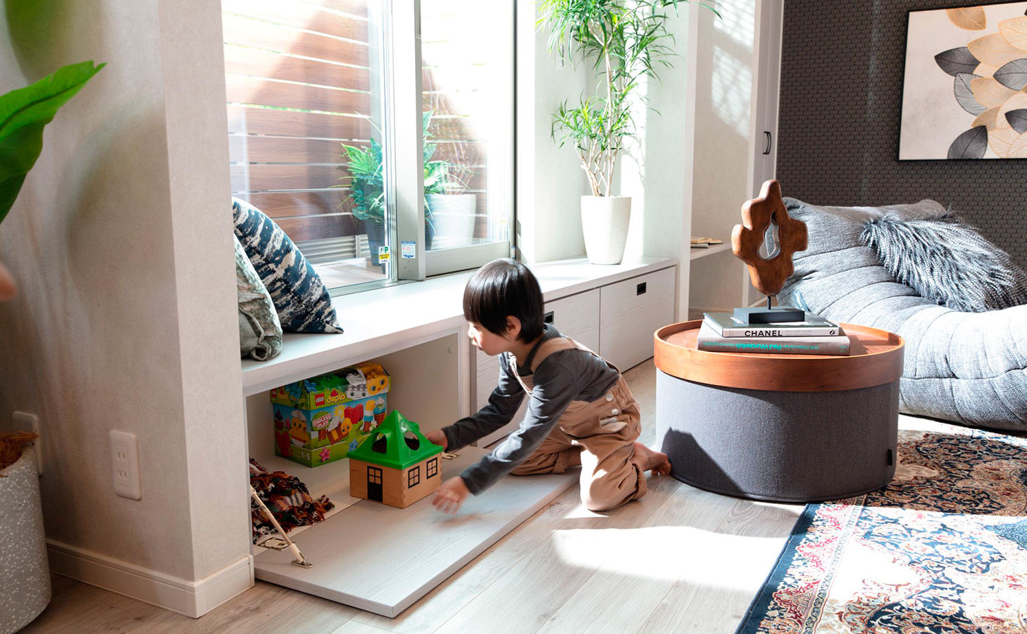 高橋開発の注文住宅 【大阪/2700万円台/延床33坪/間取り図有】広々リビングで家族それぞれが好きな時間を過ごせるくつろぎの家の建築実例画像5