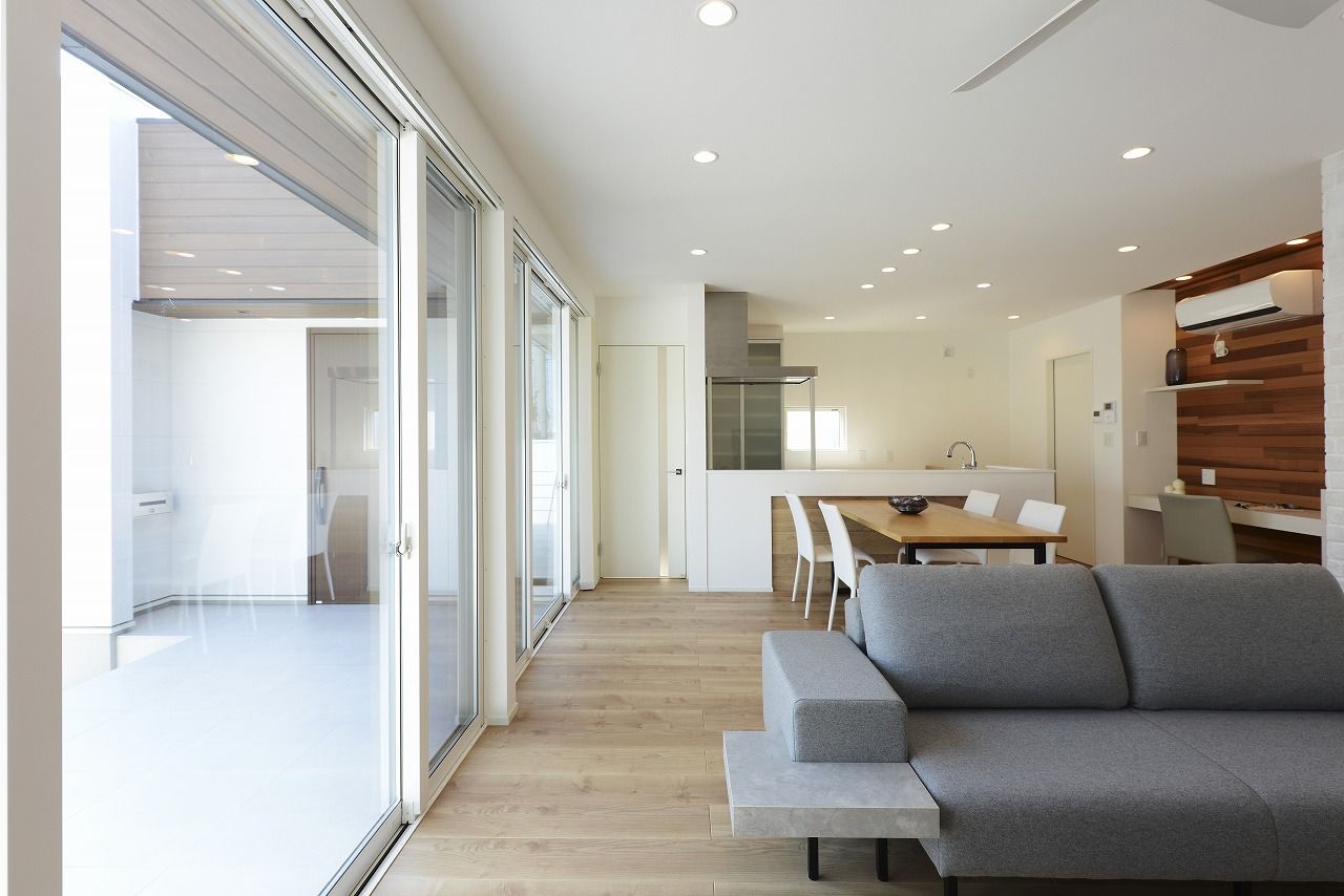 シブサワスタイル 平屋だからこその美しさが際立つ、ナチュラルモダンフラットハウスの建築実例画像3