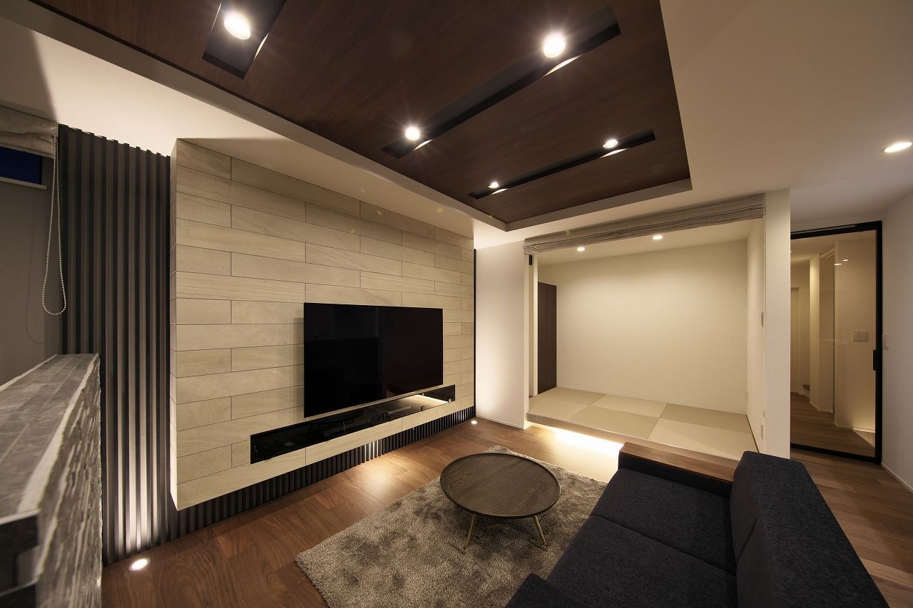 シブサワスタイル リゾートモダンな雰囲気漂う、高級感と洗練感が漂う二世帯住宅の建築実例画像9