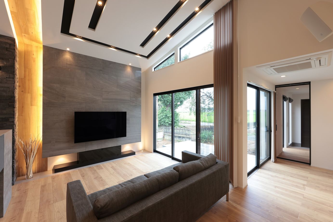 シブサワスタイル DJBOOTHのある平屋×ホテルライクハウスの建築実例画像3