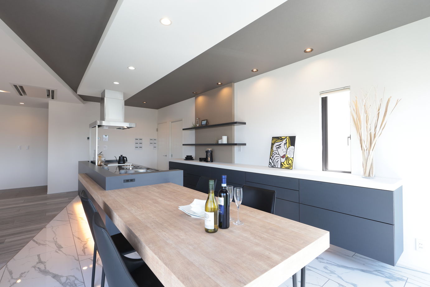 シブサワスタイル ホテルライクなシンプルモダン×シックモダンハウスの建築実例画像3