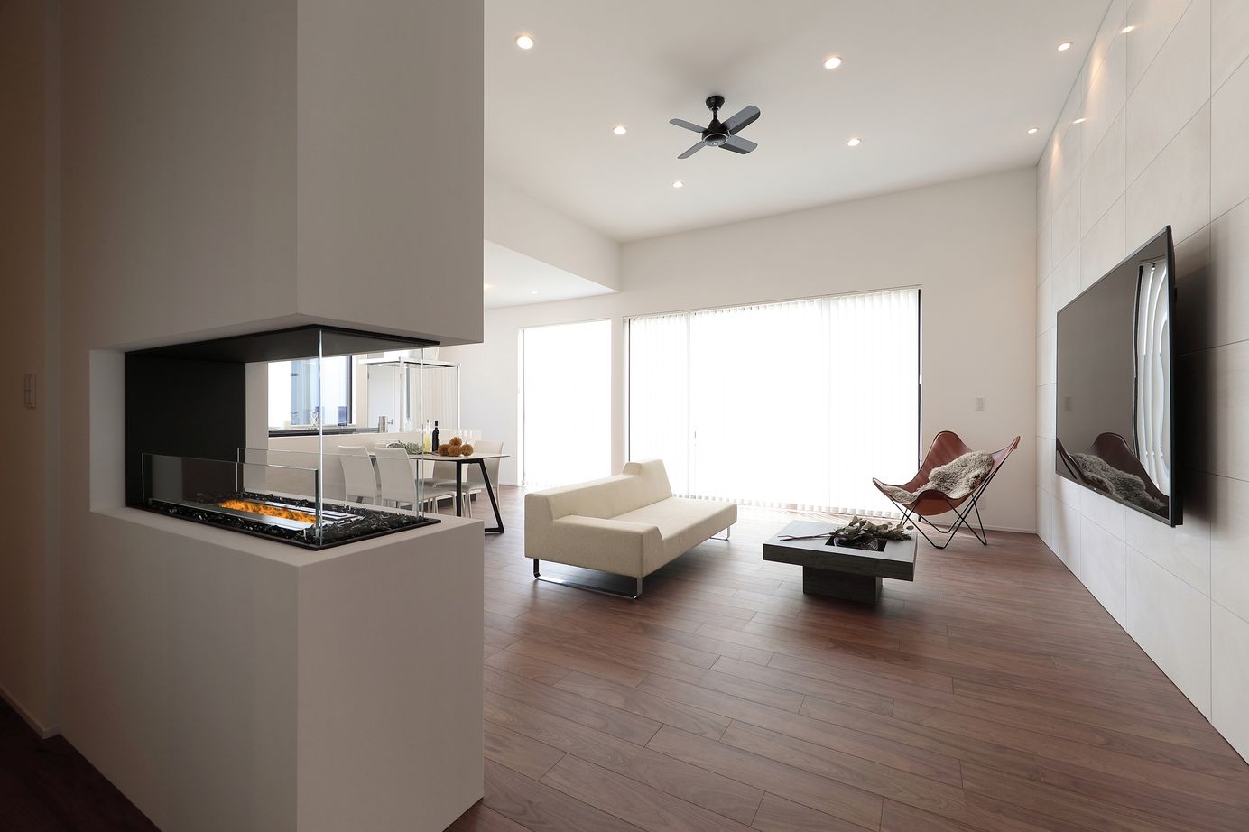 シブサワスタイル 二棟×二世帯平屋モダンハウスの建築実例画像4