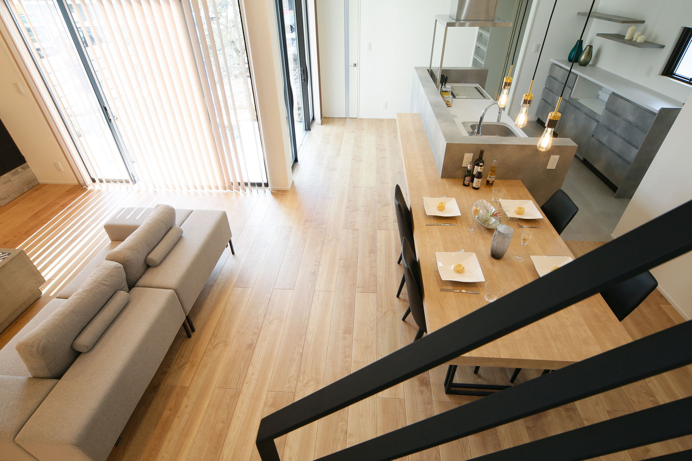 シブサワスタイル 敷地形状を活かしたホテルライク×ナチュラルモダンハウスの建築実例画像3