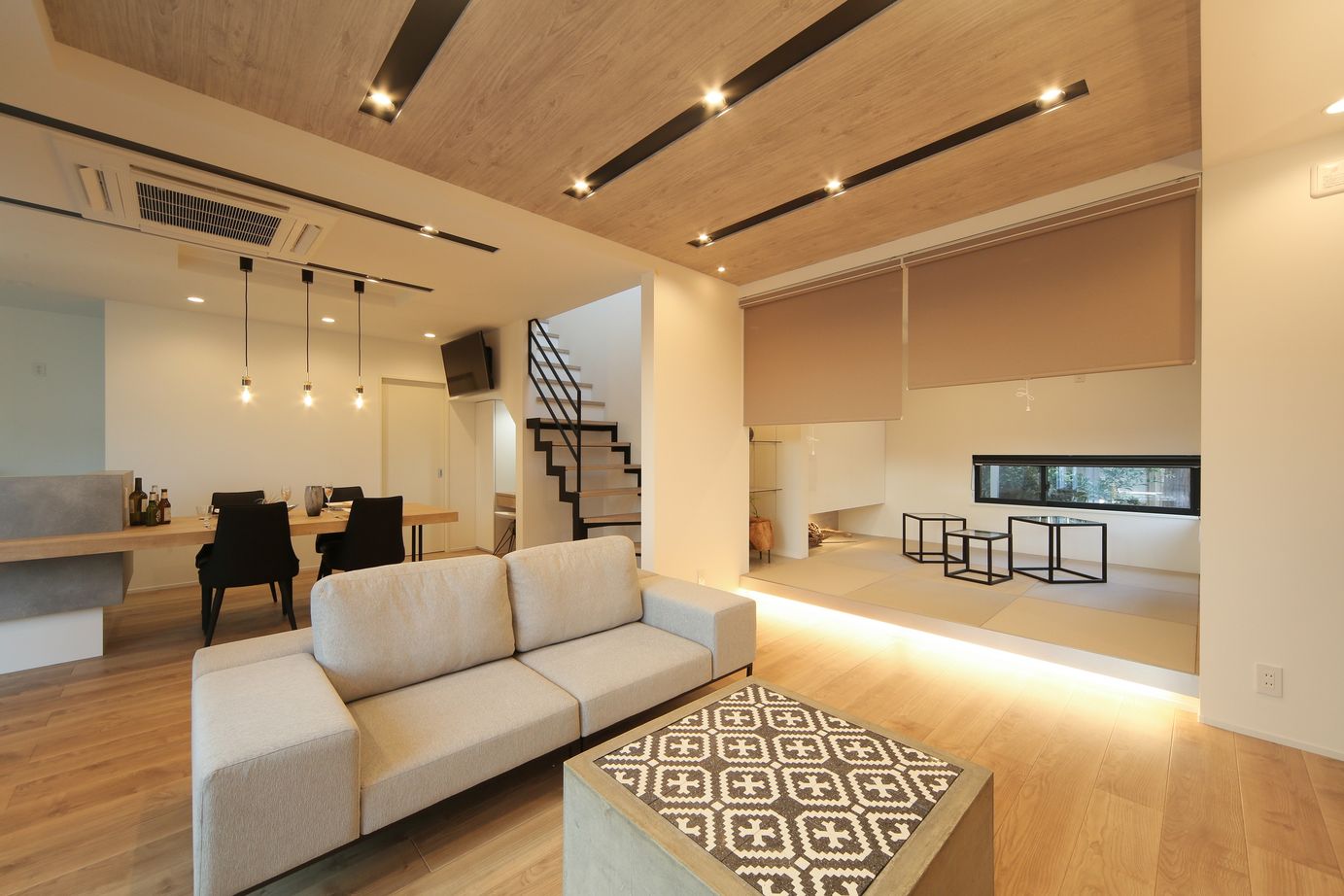 シブサワスタイル 敷地形状を活かしたホテルライク×ナチュラルモダンハウスの建築実例画像5